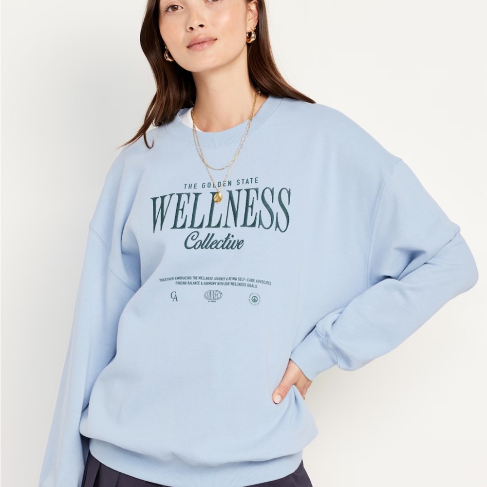 Old Navy SoComfy Oversized Graphic Sweatshirt
